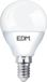 EDM Lampe à LED sphérique P45 E14 5W 6400K 400lm 230V - Blanc froid - Pack de 3