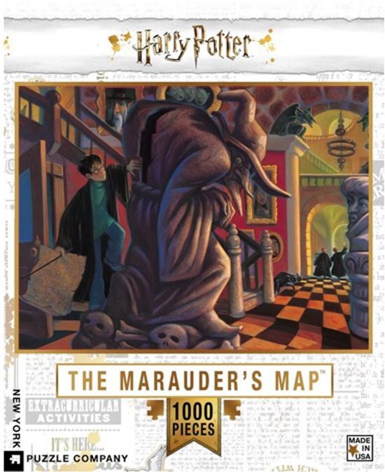 The New York Puzzle Company Harry Potter Marauder's Map puzzel - 1000 stukjes - New York Puzzle Company