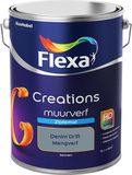FLEXA Creations Muurverf Zijde Mat Denim Drift 5 Liter