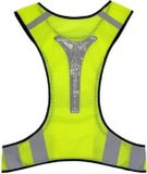 Merkloos / Sans marque Hardloopvest met LED verlichting - Geel - Unisex - One Size