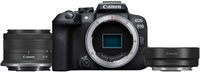 Canon EOS R10 + RF-S 18-45mm F4.5-6.3 IS STM + EF-EOS R zwart