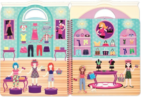 MELISSA & DOUG - Deluxe Puffy Sticker Album - Glamour