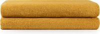 Blumtal Terry Handdoeken Set - 2 x Baddoek - 70 x 140 cm - Mosterd