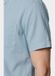 Commander flag overhemd korte mouw heren Blauw