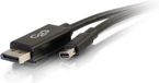 CablesToGo C2G DisplayPort kabels 2m Mini DisplayPort / DisplayPort M/M Zwart