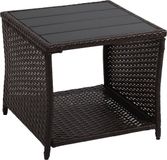 Merkloos Balkontafel - 40x45x45 cm - bruin