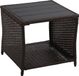 Merkloos Balkontafel - 40x45x45 cm - bruin