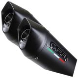 GPR Exhaust Systems Furore Nero Ktm Supermoto Smr 990 08-12 Noir mat / Noir mat Silencieux homologué à boulonner
