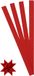 Papieren Creativ Company Vlechtstroken 6,5 Cm Rood 100 Stuks