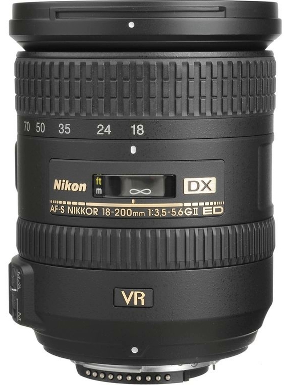 Nikon AF-S DX NIKKOR 18-200mm f/3.5-5.6G ED VR II - Camera Lens