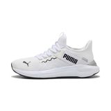 PUMA Softride Enzo 5 Slip Tech Hardloopschoenen voor op de weg, uniseks, Puma Wit PUMA zwart grijs echo, 36 EU