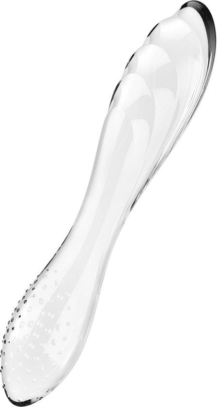 Satisfyer Dazzling Crystal 1 | 22cm | G-spot-dildo | Glazen dildo | Borosilicaatglas | Transparant