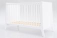 Lettino Babybedje Cosmo met bijtringen, kleur wit, afmetingen 120x60 cm