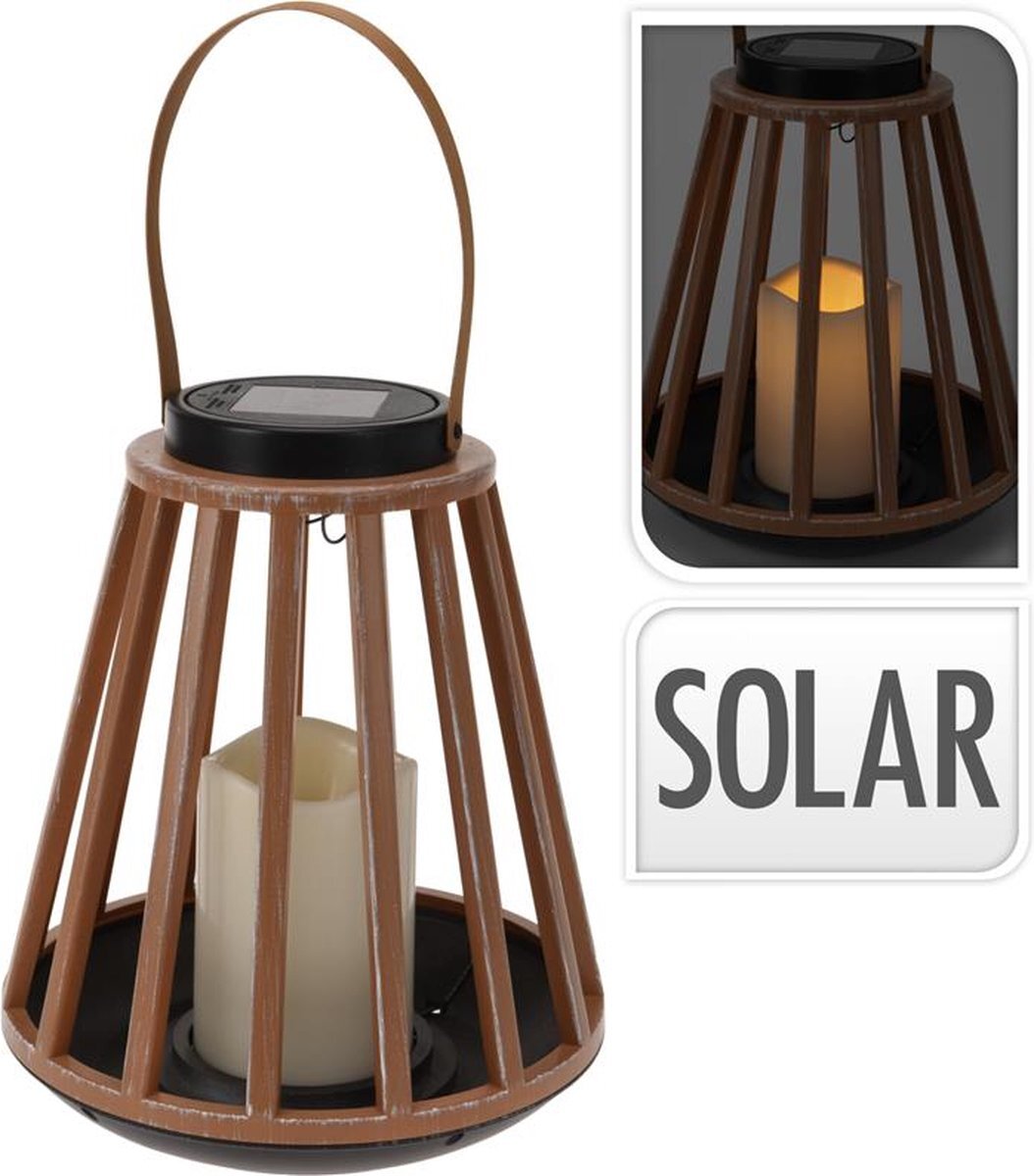 Home & Styling Solar lantaarn warm LED