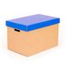 Only Boxes Opbergdozen met deksel, mat blauw, 2 stuks