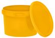 BenBow Seau avec couvercle 0,5L x1 jaune