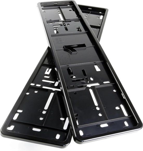 Alti Giri MONO Premium Kentekenplaathouders - Zwart - 2 Stuks