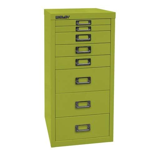 Bisley L298604 MultiDrawer - DIN A4 - 8 laden - metaal - 29-serie - 604 groen - 38 x 27,9 x 59 cm