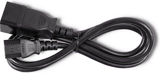 Qoltec Voedingskabel IEC C20 naar C13 1.2m Zwart