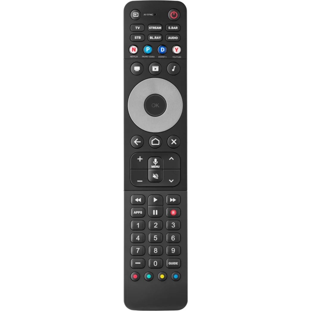 One For All URC7966 Smart Control Pro - Universele afstandsbediening voor Google TV - Zwart