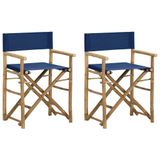 VidaXL Tuinstoel Terras Bamboo, Polyester