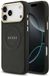 Guess Hoesje voor Apple iPhone 17 Pro Max - HC Magsafe PU With Peony Hot Stamp - Noir