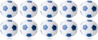 Winspeed Tafelvoetbal Ballen - 35 mm - Wit / Blauw - 10 stuks