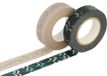 Classiky Set met 2 Masking Tape Washi Masking Tape, maten en designs, gesorteerd C