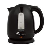 LITTLE BALANCE 8825 Happy waterkoker, elektrische waterkoker, 1,7 l, basis 360°, automatische uitschakeling, afneembaar kalkfilter, 2200 W, zwart