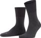 FALKE Run eenkleurig katoen functioneel materiaal sokken unisex grijs - maat 51-52