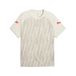 PUMA T-shirt de football individuel Ligga Graphic pour homme, Sedate Gray Ultra Red Sugared Almond Beige, XS