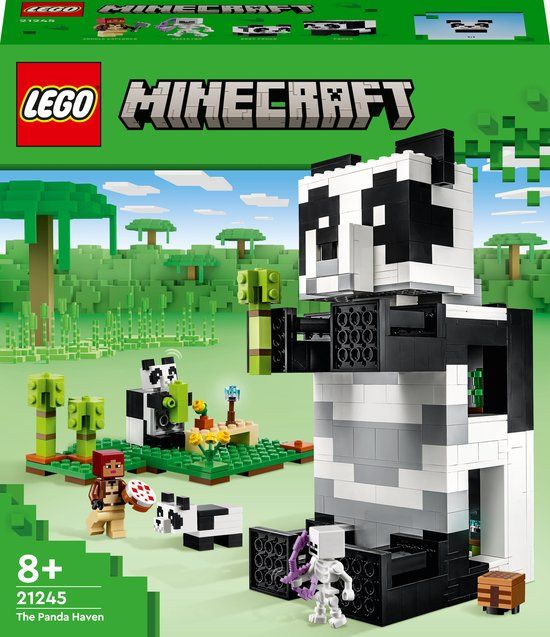 LEGO Minecraft Het Panda Huis Speelgoed Set 21245 - Bouwset met Dieren - 8+ jaar