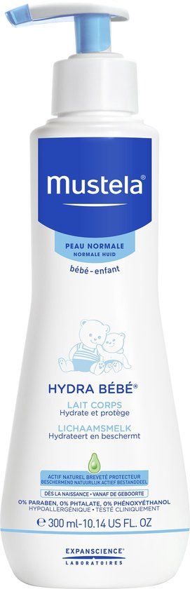 Mustela Hydra Bebe Body Milk 300ml - Unisex - Gevoelige Huid