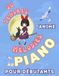 20 Tendres Mélodies d'Anime au Piano pour Débutants: Format Grandes Notes avec Lettres et Doigtés