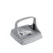 Stefanplast servethouder voor tafel, wit en grijs, 22 x 22 x 16,5 cm