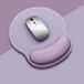 Tapis de souris ergonomique pour utilisation d'ordinateur portable, travail de bureau et jeu, violet, en plastique.