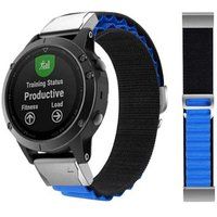 SZSMART Armband SZSMART Alpine G Hook verstelbare Garmin Forerunner 945 Lte zwart en blauw