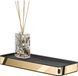 Tiger Cooper Planchet 28 cm Badkamerplank Zwart / Goud gepolijst