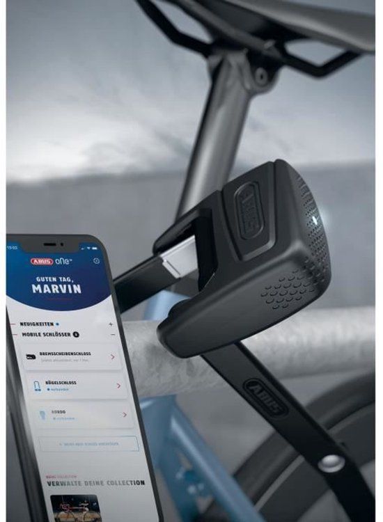 ABUS BORDO™ One 6000A Smart vouwslot met alarm - zwart - 120 cm