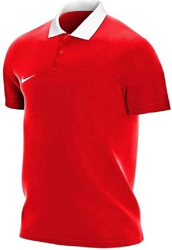 Nike Park 20 Polo Heren - Rood / Wit | Maat: M
