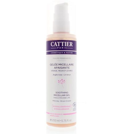 Cattier Verzachtende micellair gel gevoelige huid 200ML