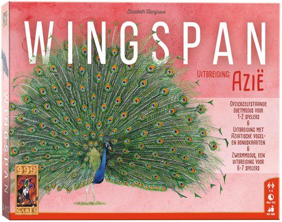 999 Games Wingspan uitbreiding: Azie Bordspel - Gezelschapsspel