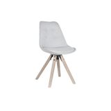 Fijalo DKD Home Decor Keukenstoel Polyester Lichtgrijs Ek (48 x 44 x 84 cm)