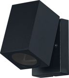 Osram ENDURA Classic Cube ADJ WALL buitenwandlamp, zwart, GU10 voet (max 35W), kan worden uitgerust met een normale of slimme lamp, richtbare kop, IP44 bescherming