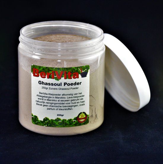 Berivita Ghassoul Klei Poeder Zuiver 250gr