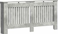 vidaXL Radiatorbekleding, beton gris, 172 x 19 x 81,5 cm, bois travaillé