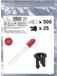 Quadrios 25O206 LED-assortiment Rood Rond 5 mm 700 mcd 20 mA 2.0 V