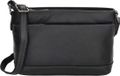 Hide & Stitches Japura Crossbody Schoudertas - 100% Leer - Leren Dames Tas - Zwart