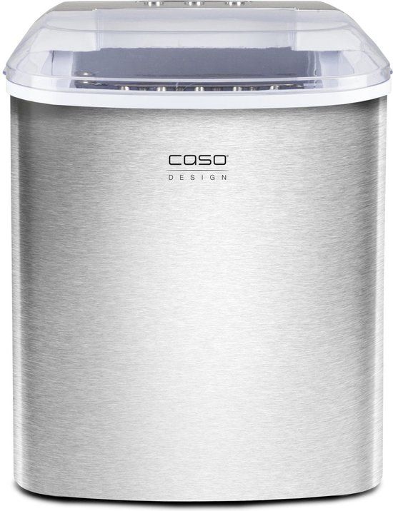 Caso IceChef Pro Draagbare ijsblokjesmachine 12 kg/24u 120 W Roestvrijstaal, Wit