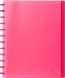 Exacompta 4x Showalbum met ringen en uitneembare tassen - harde PP - 30 tassen - 60 zichten - A4 - Rood
